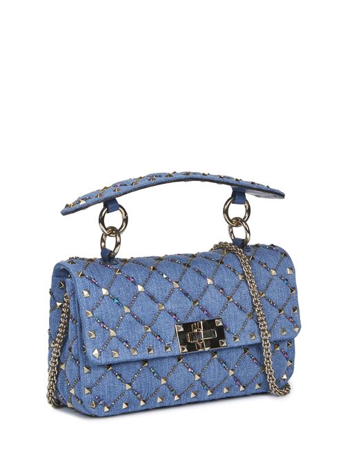 Rockstud Spike small bag in denim VALENTINO GARAVANI | 4W2B0123ARNYG7